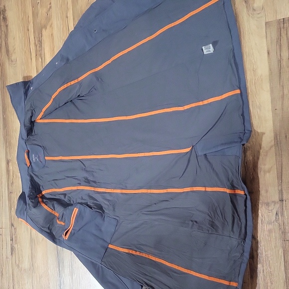 TITLE NINE Gray & Orange Softshell Peacekeeper Trench Coat - Picture 12 of 14